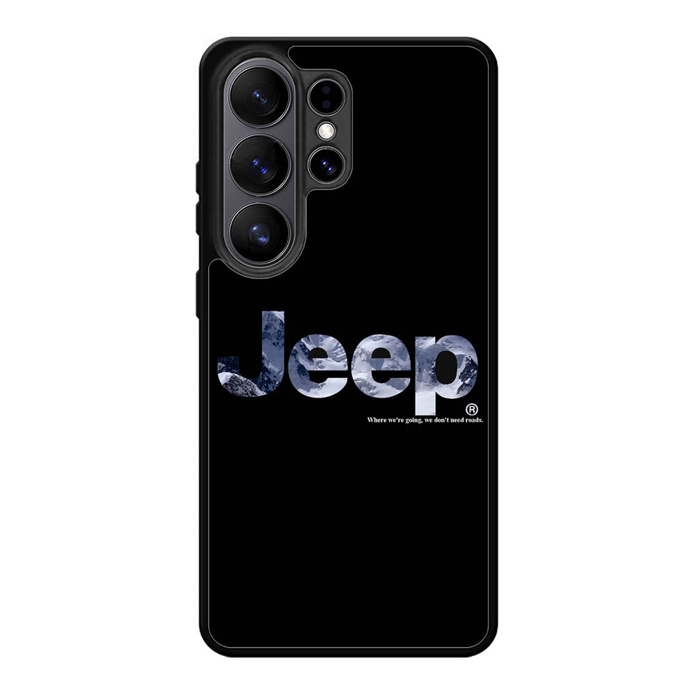 Jeep Logo Everest Safari Samsung Galaxy S26 Ultra phone case with DC0906 design