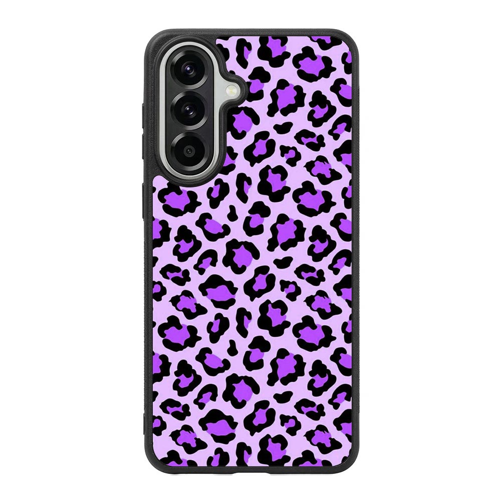 Leopard Purple Pattern Samsung Galaxy A37 Case