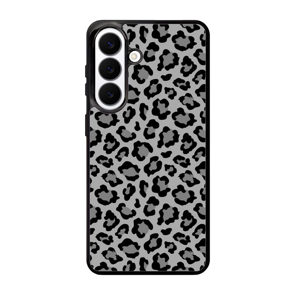 Leopard Grey Pattern Samsung Galaxy S26 Plus Case DC1022