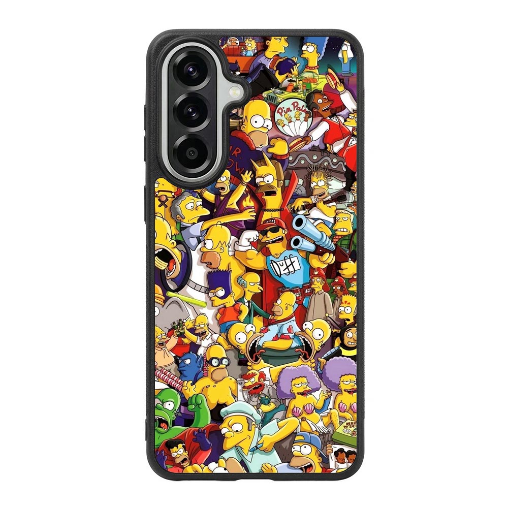 The Simpsons All Characters Samsung Galaxy A57 Case