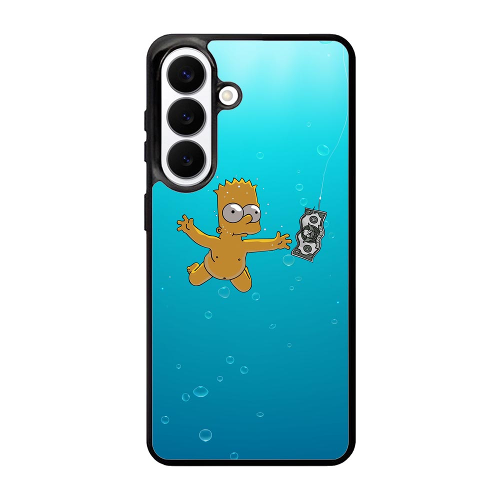 Bart Simpsons Nevermind Nirvana Samsung Galaxy S26 Case DC0144