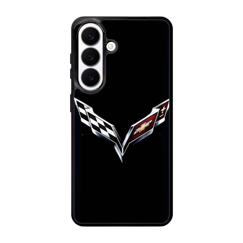 Corvette Logo Carbon Samsung Galaxy S26 Plus phone case with DC0388 design