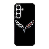 Corvette Logo Carbon Samsung Galaxy S26 Plus phone case with DC0388 design