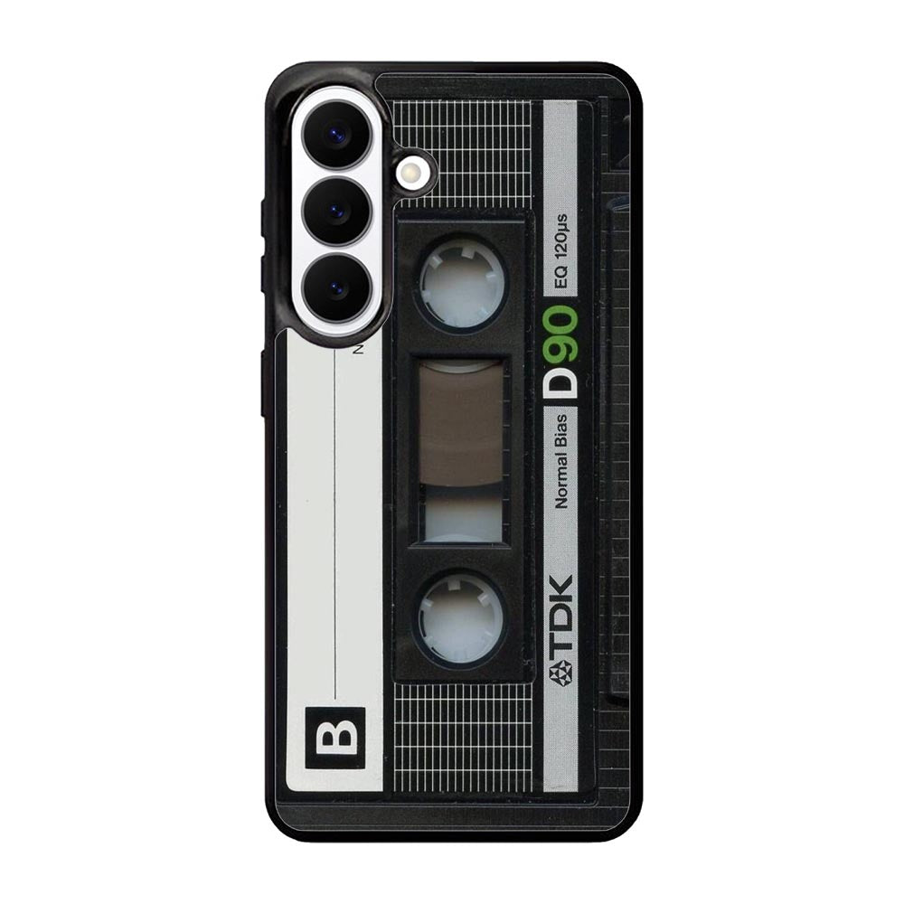 Retro Cassette Tape D90 Samsung Galaxy S26 phone case