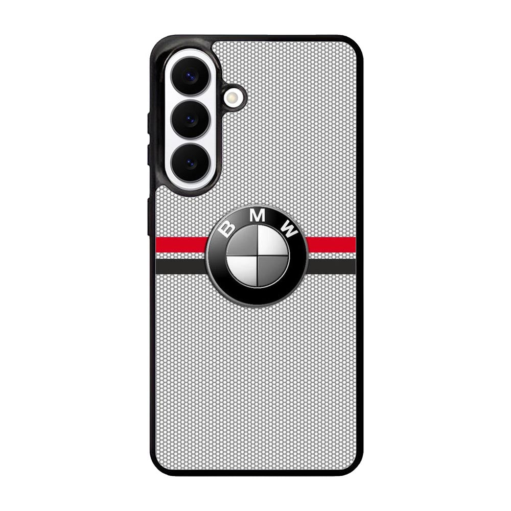 BMW Racing Red Black Logo Samsung Galaxy S26 Plus phone case with DC0218 design