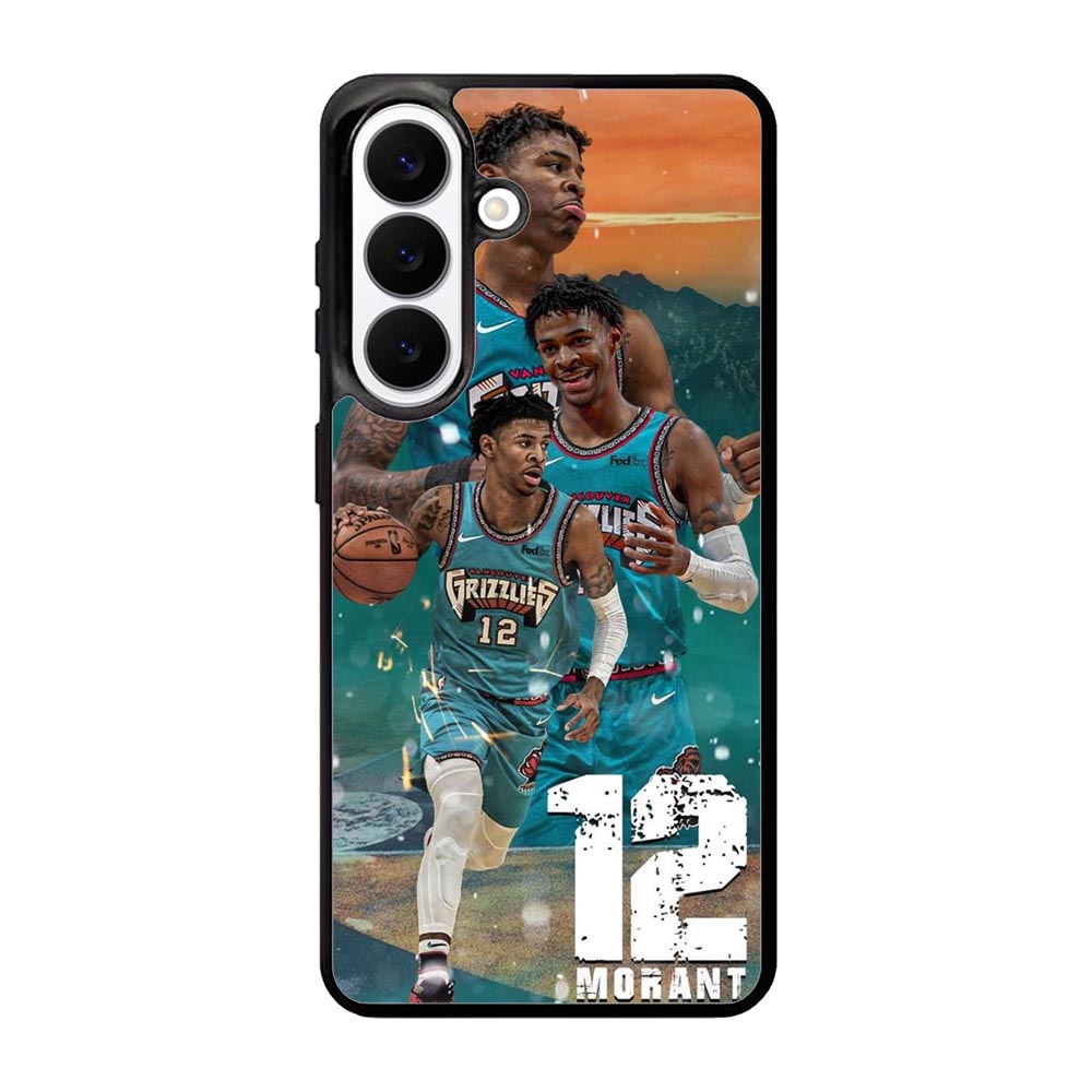 12 Morant Memphis Grizzlies Samsung Galaxy S26 phone case with DC0001 design