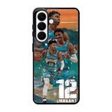 12 Morant Memphis Grizzlies Samsung Galaxy S26 Plus phone case with DC0001 design
