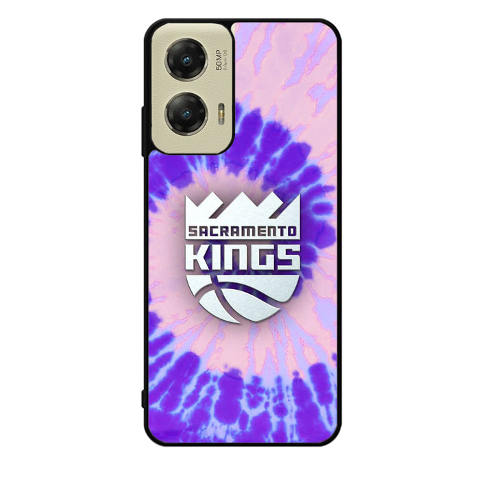 Sacramento Kings Tie Dye Style Logo Motorola Moto G Stylus 5G 2024 Case