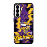 Minnesota Vikings Torn Paper Style Logo Samsung Galaxy S26 Plus phone case