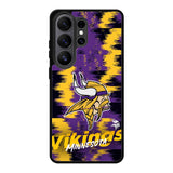 Minnesota Vikings Torn Paper Style Logo Samsung Galaxy S26 Ultra phone case