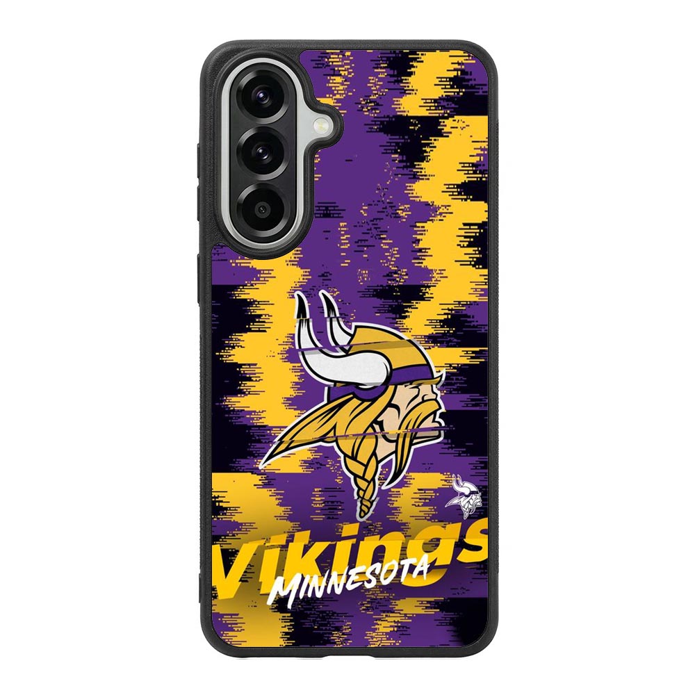 Minnesota Vikings Torn Paper Style Logo Samsung Galaxy A57 Case