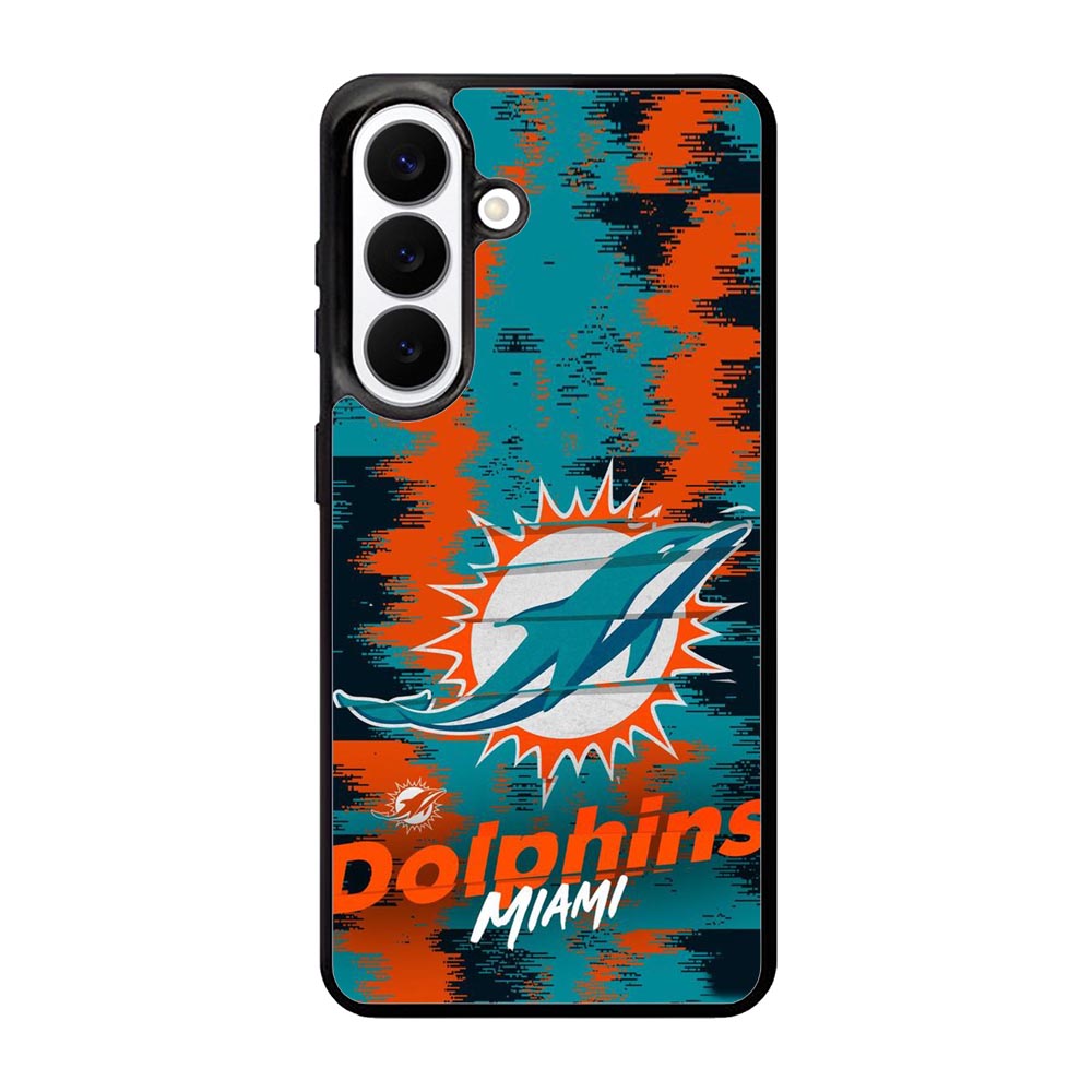 Miami Dolphins NFL Team Logo Samsung Galaxy S26 Plus phone case