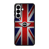Mini Cooper Union Jack Samsung Galaxy S26 phone case with DC1177 design