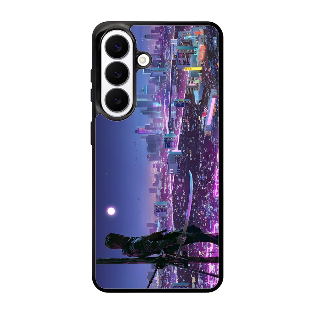 Cyberpunk City Samsung Galaxy S26 Plus phone case