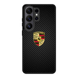 Porsche Logo Carbon Samsung Galaxy S26 Ultra Case DC1505