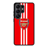 Arsenal Three Stripes Samsung Galaxy S26 Ultra phone case