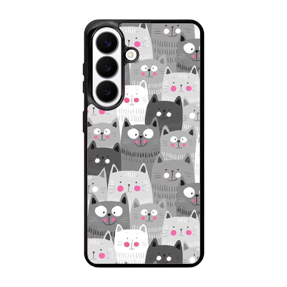 Cat Pattern Samsung Galaxy S26 Plus phone case