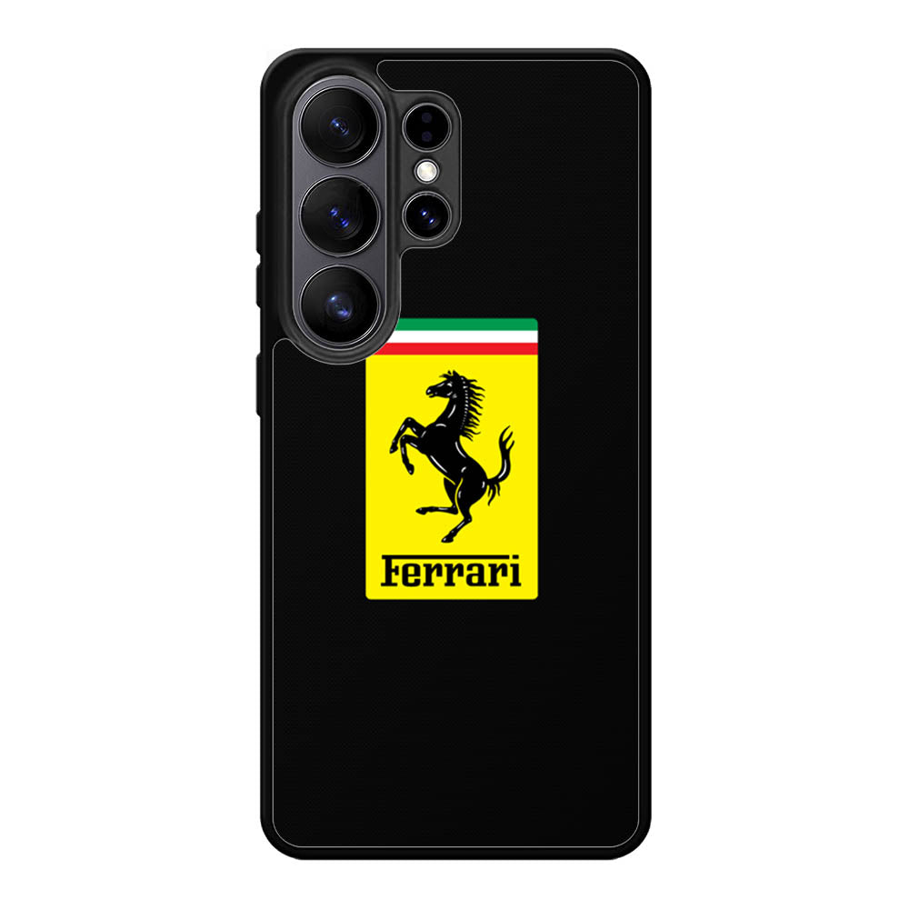 Ferrari Emblem Samsung Galaxy S26 Ultra phone case with DC0629 design