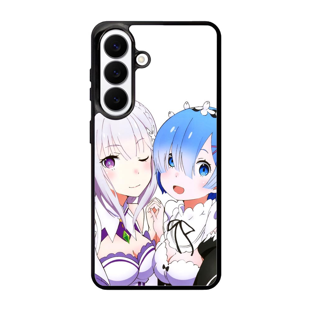 Emilia Rem Re Zero Anime Samsung Galaxy S26 phone case with DC0603 design