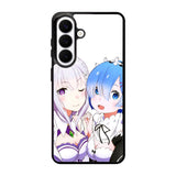 Emilia Rem Re Zero Anime Samsung Galaxy S26 phone case with DC0603 design