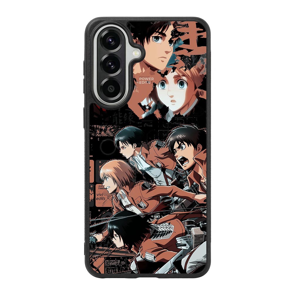 Eren Mikasa Attack On Titan Samsung Galaxy A57 Case