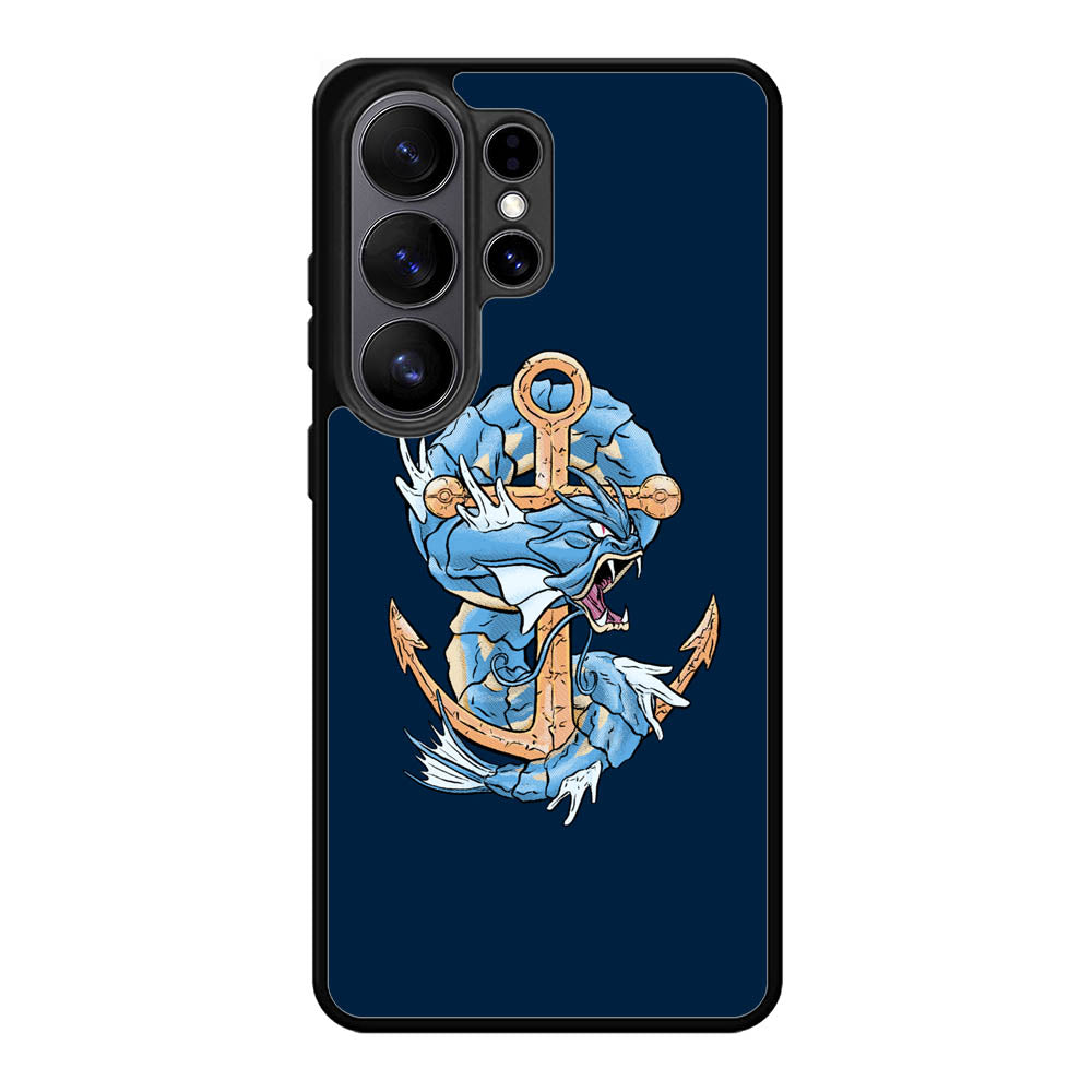 Pokemon Gyarados Anchor Samsung Galaxy S26 Ultra phone case with DC1482 design