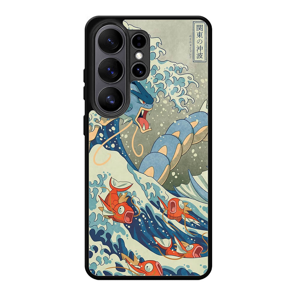 Pokemon Gyarados Kanagawa Samsung Galaxy S26 Ultra phone case