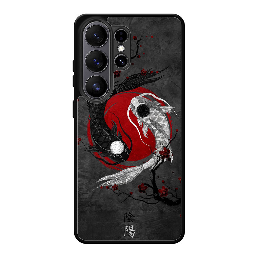 Koi Yin Yang Japan Samsung Galaxy S26 Ultra phone case